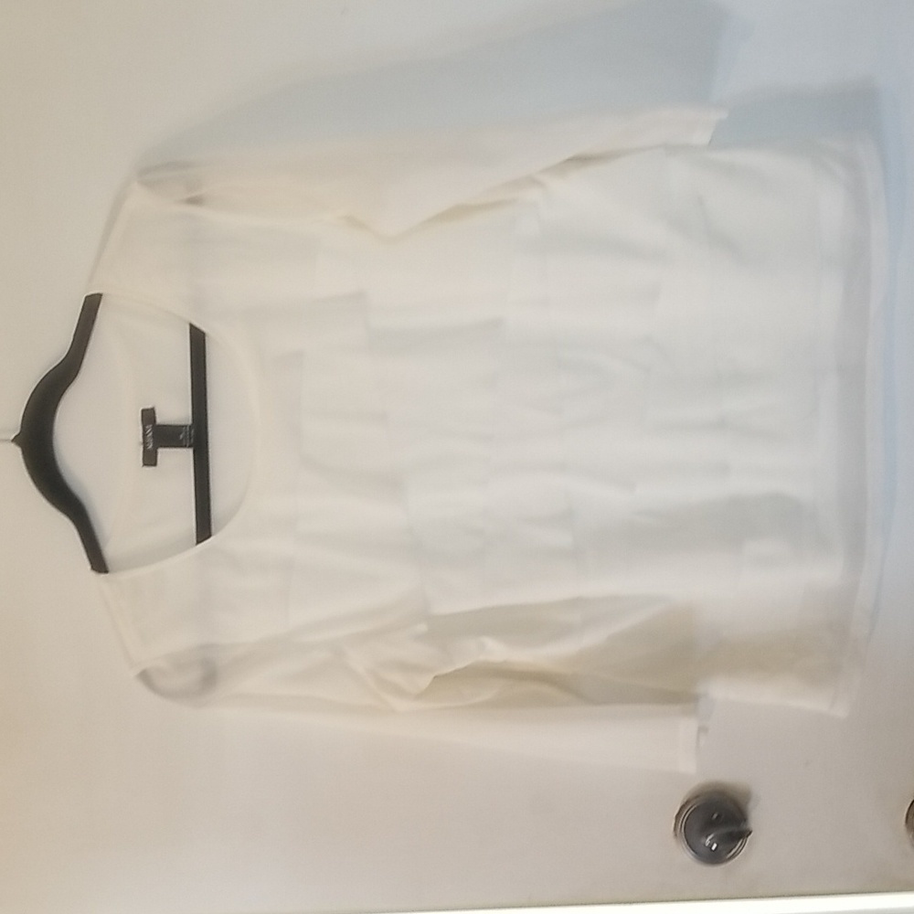Alfani 3/4 Sleeve Sheer Lined Blouse, size XL
